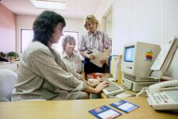 1987 Students working