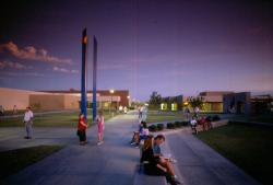 1990 Campus at Sunset