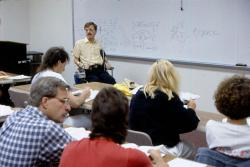 1990 Professor Hammer classroom