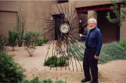 2000 Gene Rister with sculpture