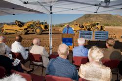 2009 - Black Mountain Ground Breaking Podium