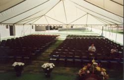 Dedication Day Tent