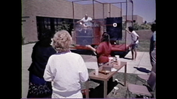 Dunk Tank courtyard 1980s