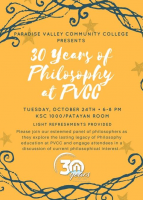 30 Years of Philosophy at PVCC