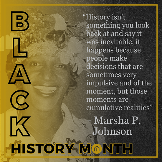 Marsha P. Johnson - Black History Month