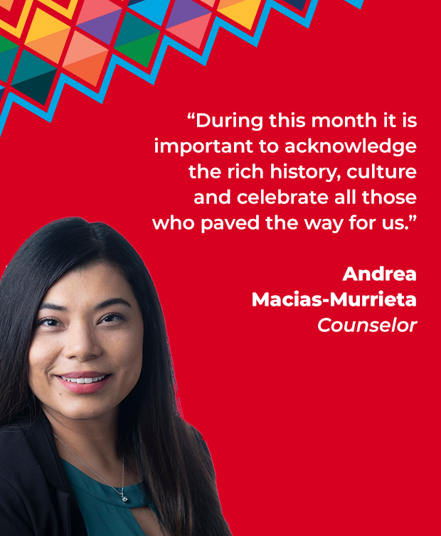 Andrea Macias-Murriette - Hispanic and Latine Heritage Month