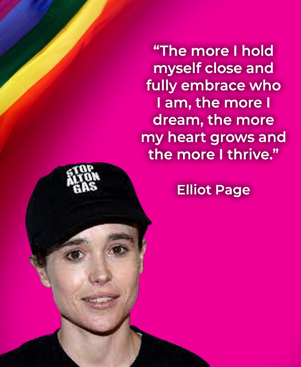 Pride Month - Elliot Page