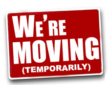 We are temporarily moving