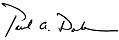 Dr. Dale's Signature